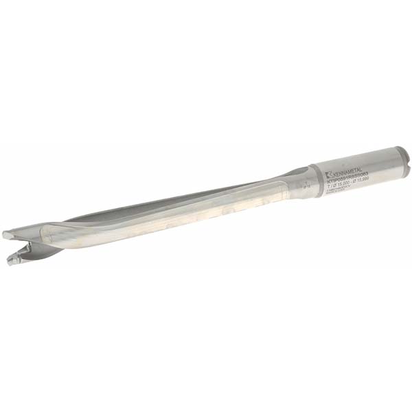 Kyocera Replaceable-Tip Drill: 15 to 15.99 mm Dia, 128 mm Max Depth, 20 mm Flange Shank - THD08652