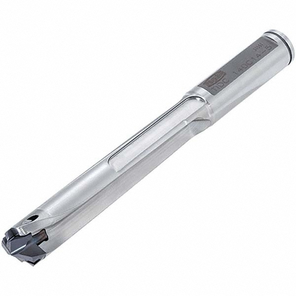 Kennametal Replaceable-Tip Drill: 8.5 to 15 mm Dia, 40 mm Max Depth, 15 mm Weldon Flat Shank - 6953894