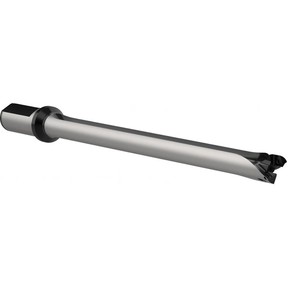 Ingersoll Cutting Tools Replaceable-Tip Drill: 0.8661 to 0.9016" Dia, 10.39" Max Depth, 1" Cylindrical Shank - 6127803