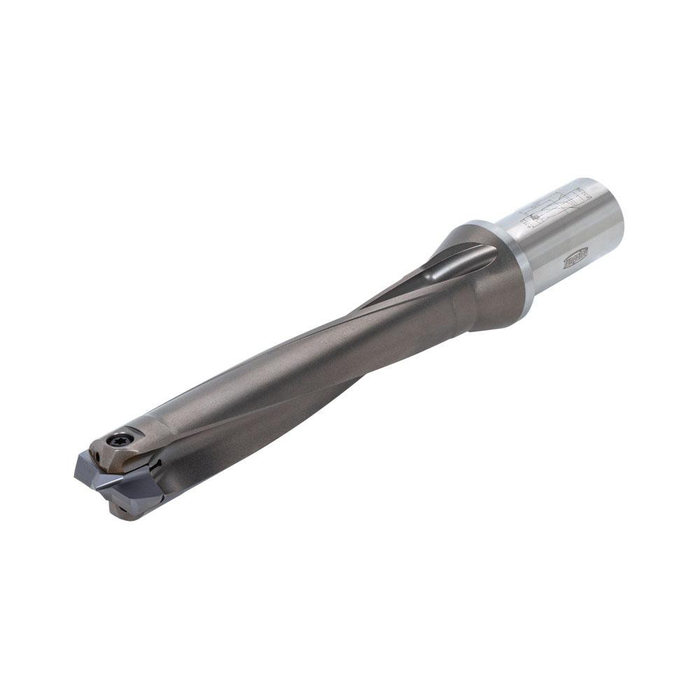 Iscar Replaceable-Tip Drill: 28 to 28.9 mm Dia, 341.1 mm Max Depth, 32 mm Straight-Cylindrical Shank - 3260250