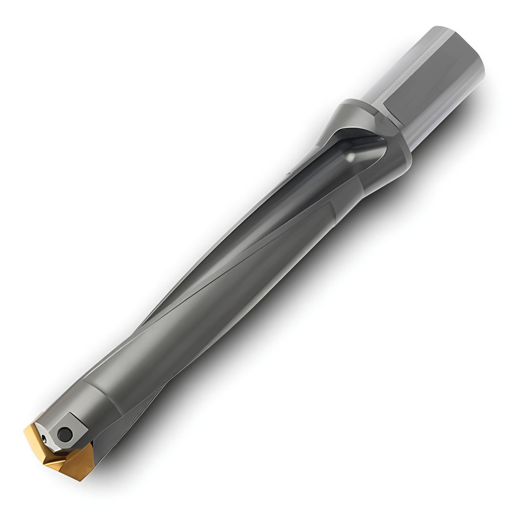 Iscar Replaceable-Tip Drill: 28 to 28.9 mm Dia, 341.1 mm Max Depth, 32 mm Straight-Cylindrical Shank - 3260250