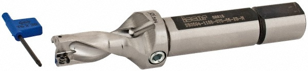 Iscar Indexable Insert Drill: DR0688-2062-075, 11/16" Max Dia, 3xD, 3/4" Shank Dia - 3201361