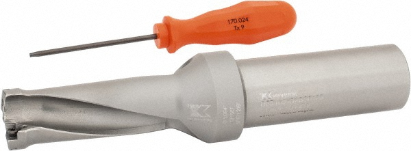 OSG Indexable Insert Drill: P5D1219FS125A09, 1-7/32" Max Dia, 6-3/32" Max Depth, 5xD, 1-1/4" Shank Dia - 52505048