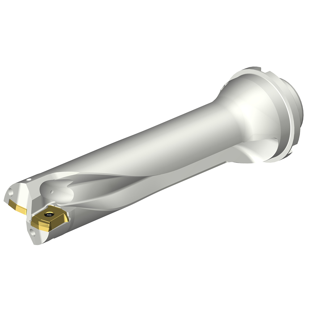 Sandvik Coromant Indexable Insert Drill: DS20-D4128DM40-04, 41.28 mm Max Dia, 166.38 mm Max Depth, 4xD, 40.00 mm Shank Dia - 7790841