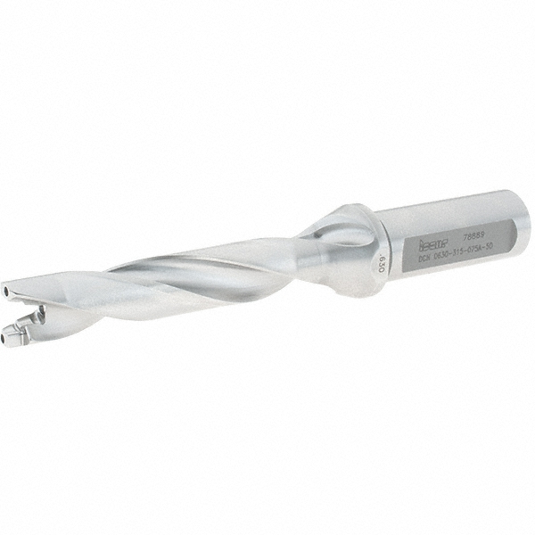 Widia Replaceable-Tip Drill: 10 to 10.49 mm Dia, 31.5 mm Max Depth, 16 mm Flatted Shank - 3850912