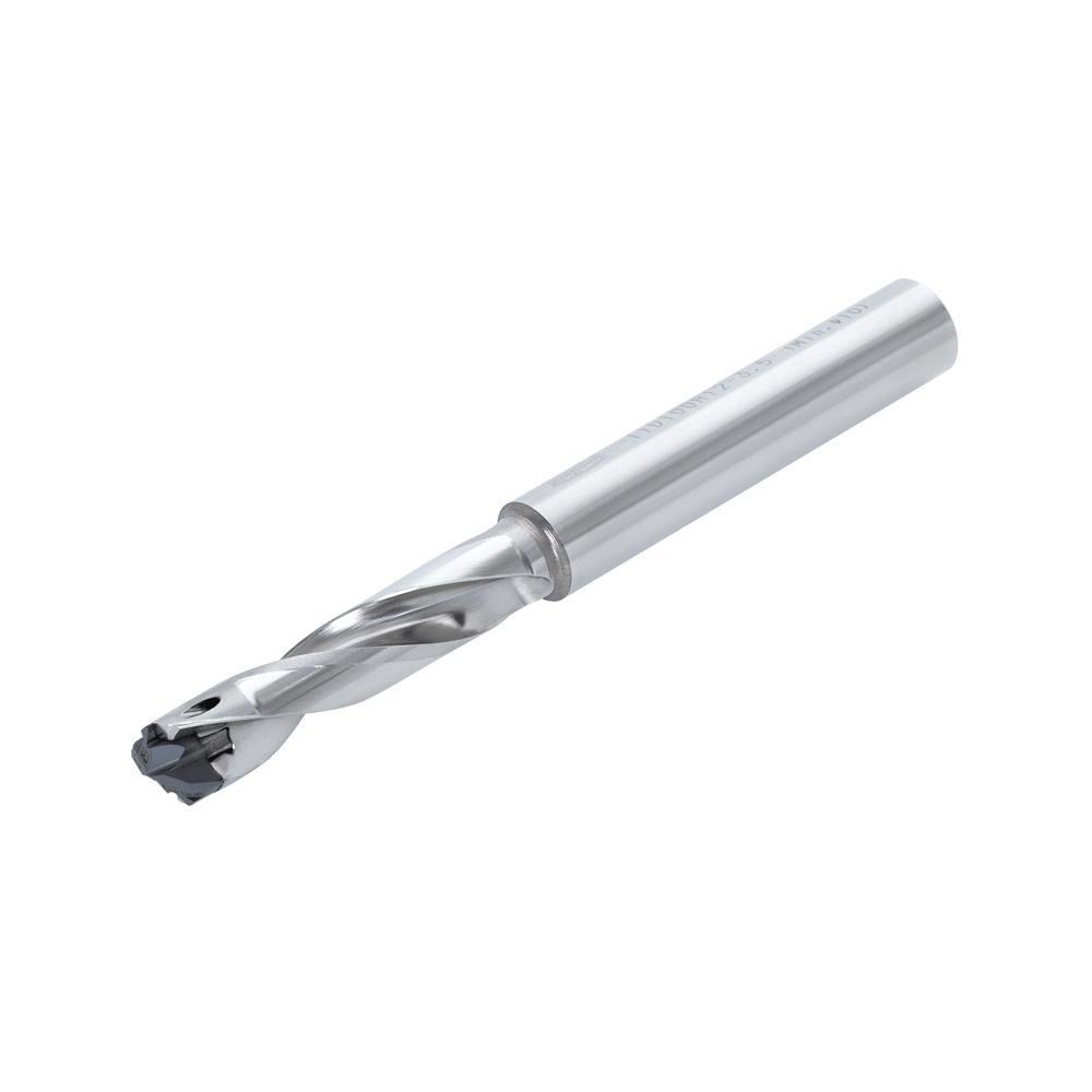 Tungaloy Replaceable-Tip Drill: 15 to 15.9 mm Dia, 64 mm Max Depth, 16 mm Straight-Cylindrical Shank - 6784595