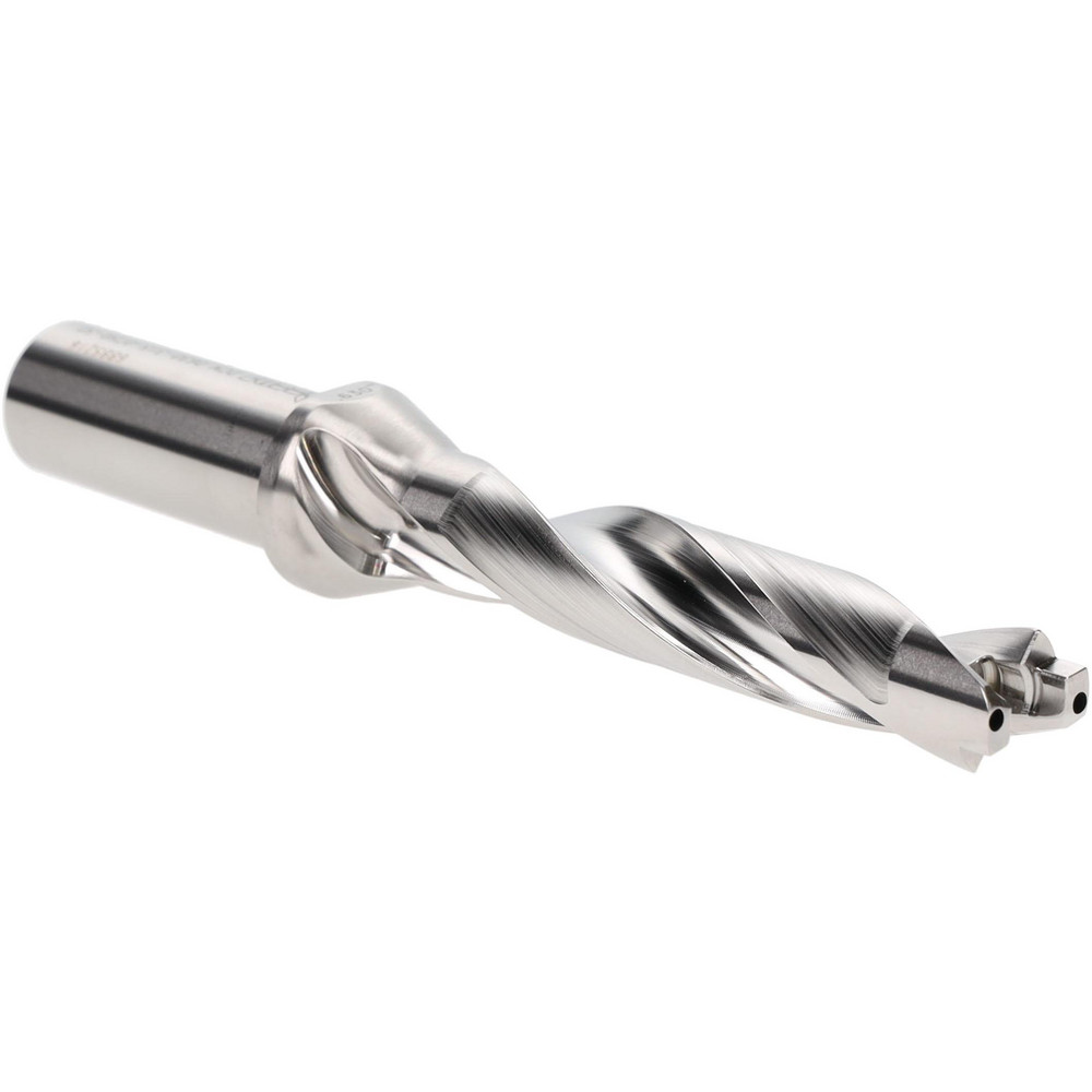 Ingersoll Cutting Tools Replaceable-Tip Drill: 0.6299 to 0.6654" Dia, 1.89" Max Depth, 3/4" Cylindrical Shank - 3212719
