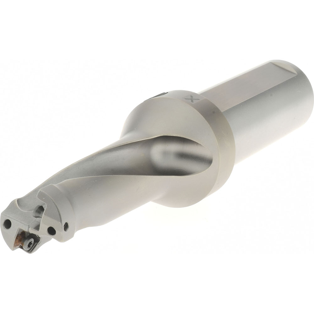 Kennametal Indexable Insert Drill: DFT1000R2SSF125, 1-1/8" Max Dia, 2-1/2" Max Depth, 2.5xD, 1-1/4" Shank Dia - 1528319