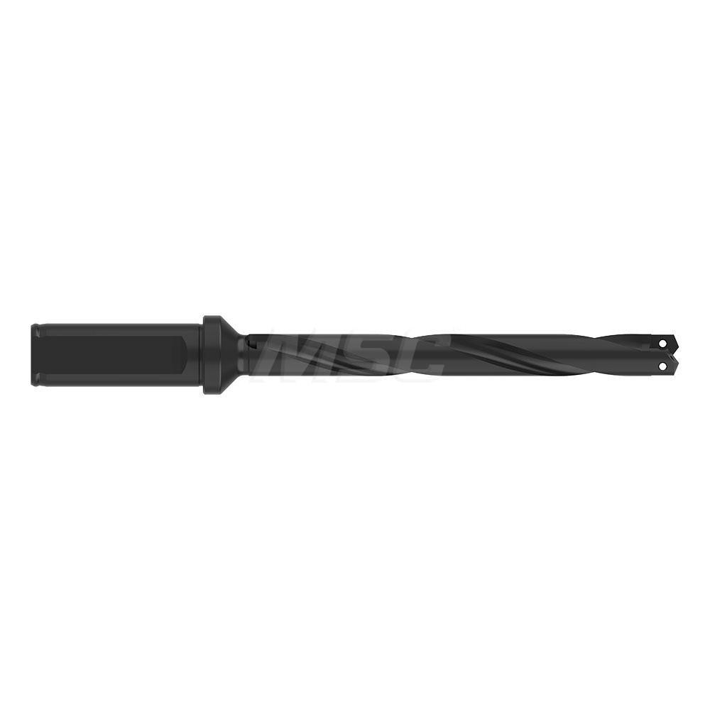 Allied Machine and Engineering Spade Drill: 33/64 to 11/16" Dia, 4-1/2" Max Depth, Helical Flute - 25000H-075F
