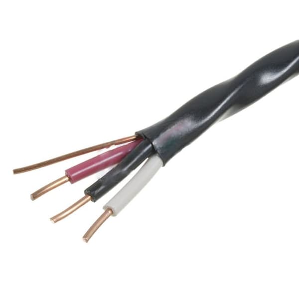 American Imaginations UF-B, Non-Metallic Underground Feeder Cable, Copper, 10 AWG, Black, 248 ft - AI-37609