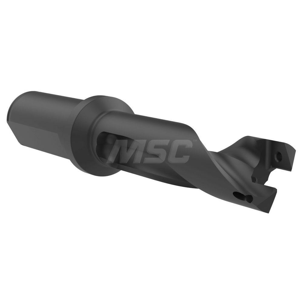 Kyocera Replaceable-Tip Drill: 22 to 22.99 mm Dia, 34.5 mm Max Depth, 25 mm Flange Shank - THD11536