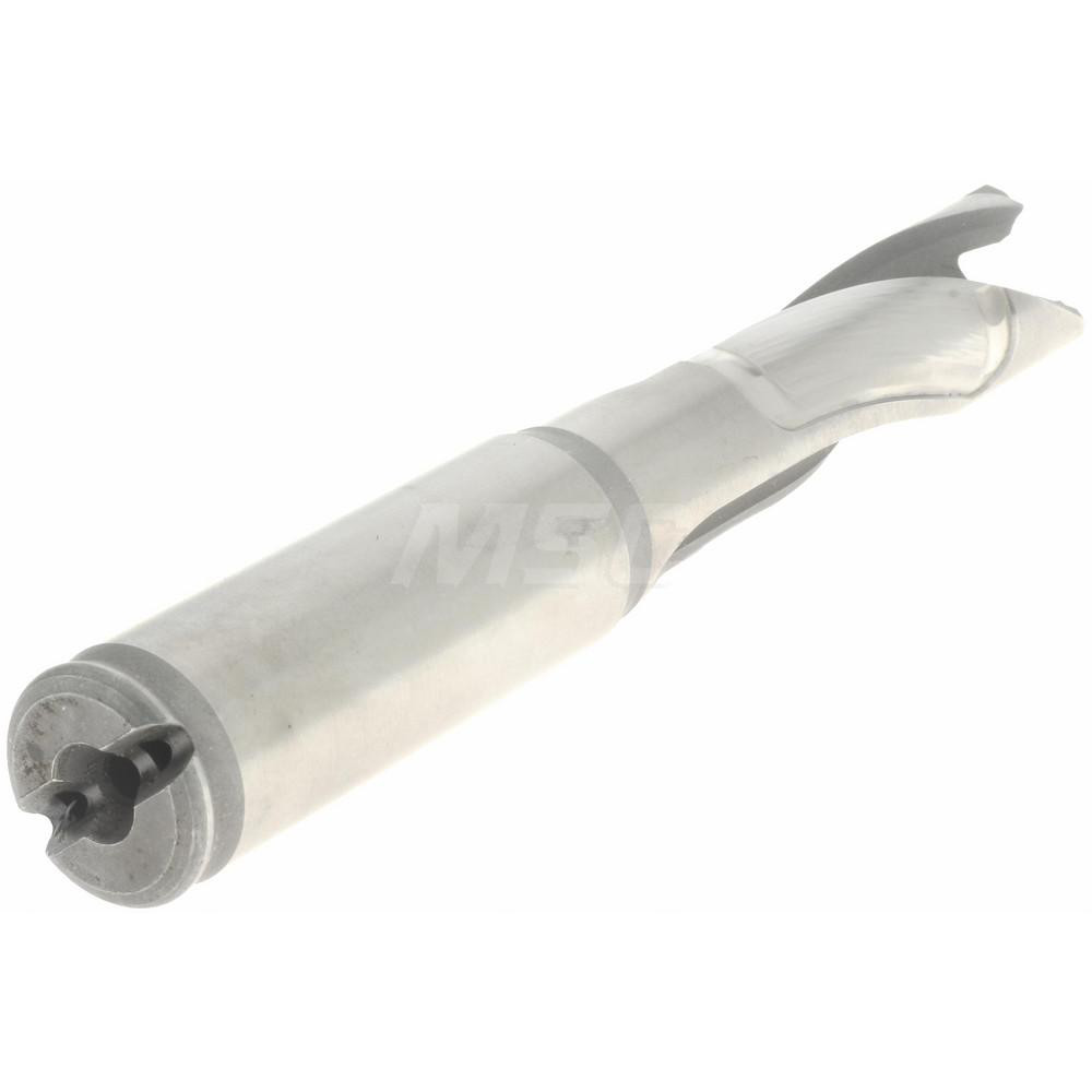 Kennametal Replaceable-Tip Drill: 16 to 16.99 mm Dia, 51.05 mm Max Depth, 17.46 mm Straight-Cylindrical Shank - 2250731