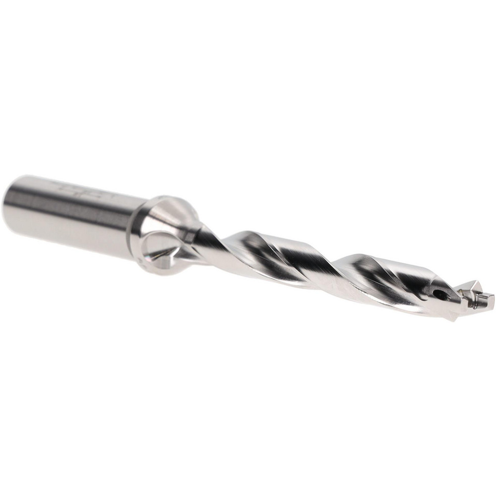Ingersoll Cutting Tools Replaceable-Tip Drill: 0.3543 to 0.37" Dia, 4.32" Max Depth, 1/2" Cylindrical Shank - 6319426