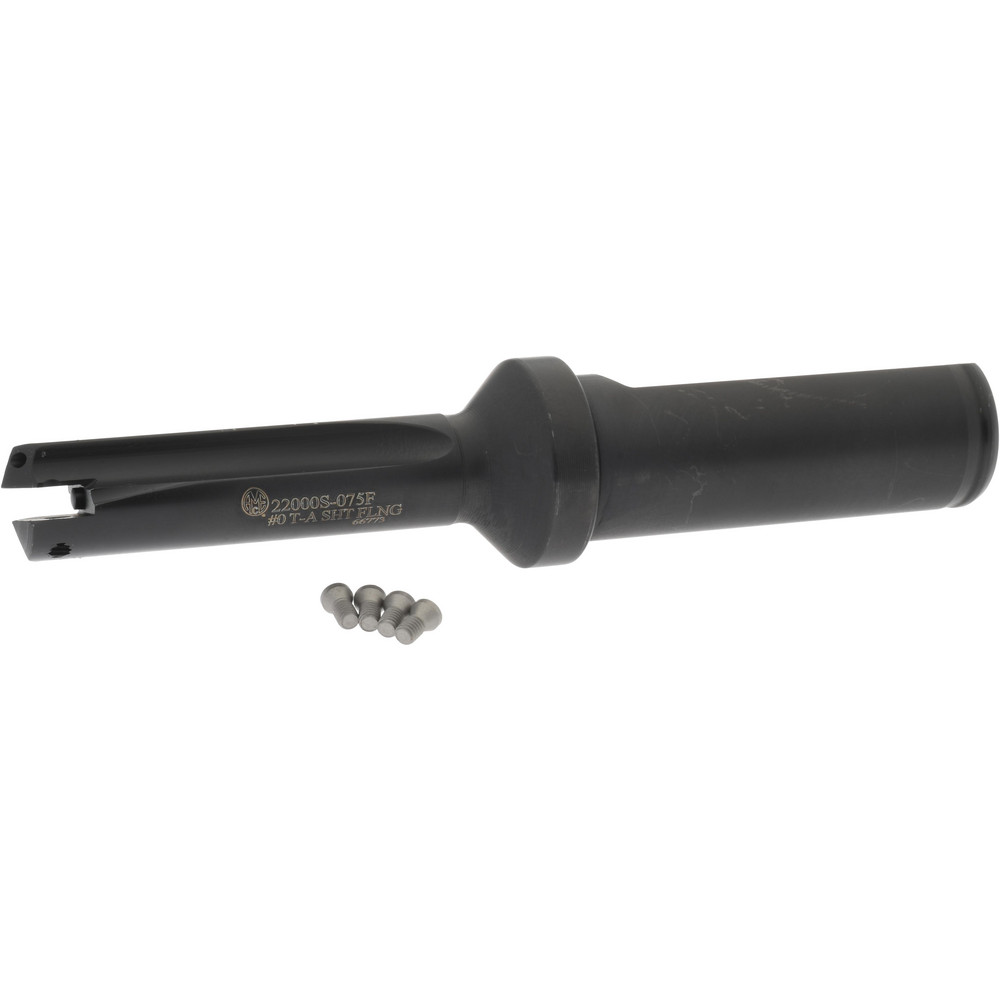 Allied Machine and Engineering Spade Drill: 33/64 to 11/16" Dia, 1-3/8" Max Depth, Straight Flute - 22000S-075L