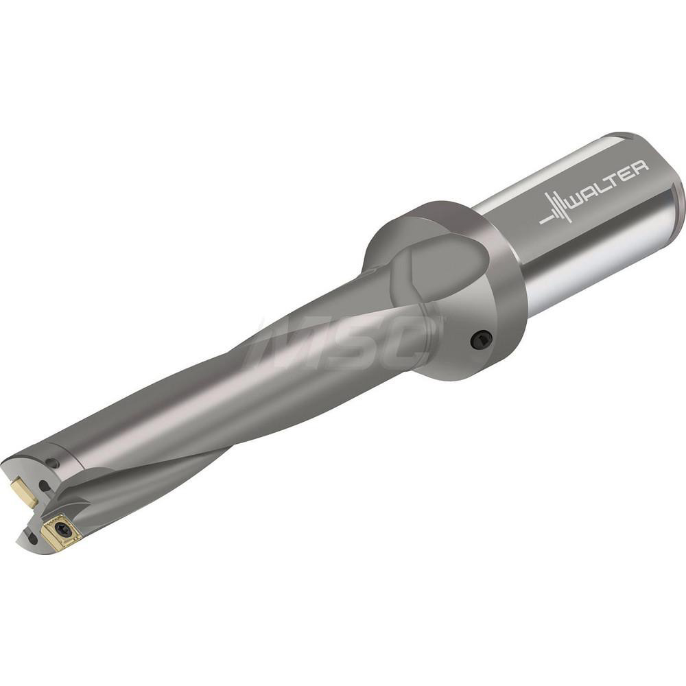 Walter Indexable Insert Drill: D4120.03-17.04F26-P42, 43/64" Max Dia, 3xD, 1" Shank Dia - 6929594