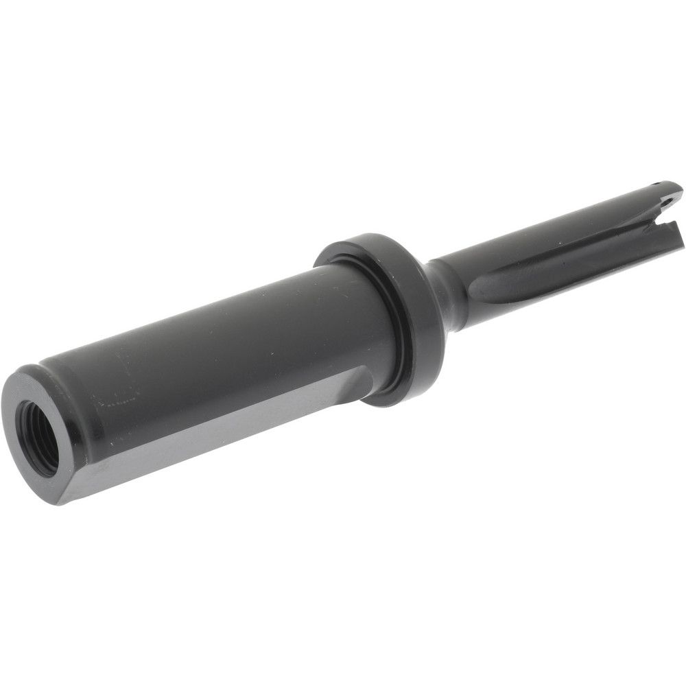 Allied Machine and Engineering Spade Drill: 7/16 to 1/2" Dia, 1-1/4" Max Depth, Straight Flute - 220Z0S-075F