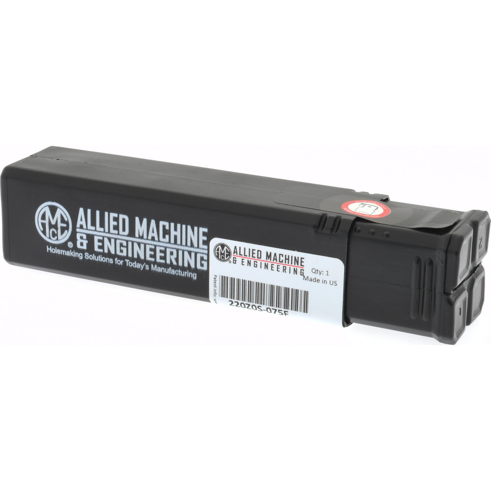 Allied Machine and Engineering Spade Drill: 7/16 to 1/2" Dia, 1-1/4" Max Depth, Straight Flute - 220Z0S-075F