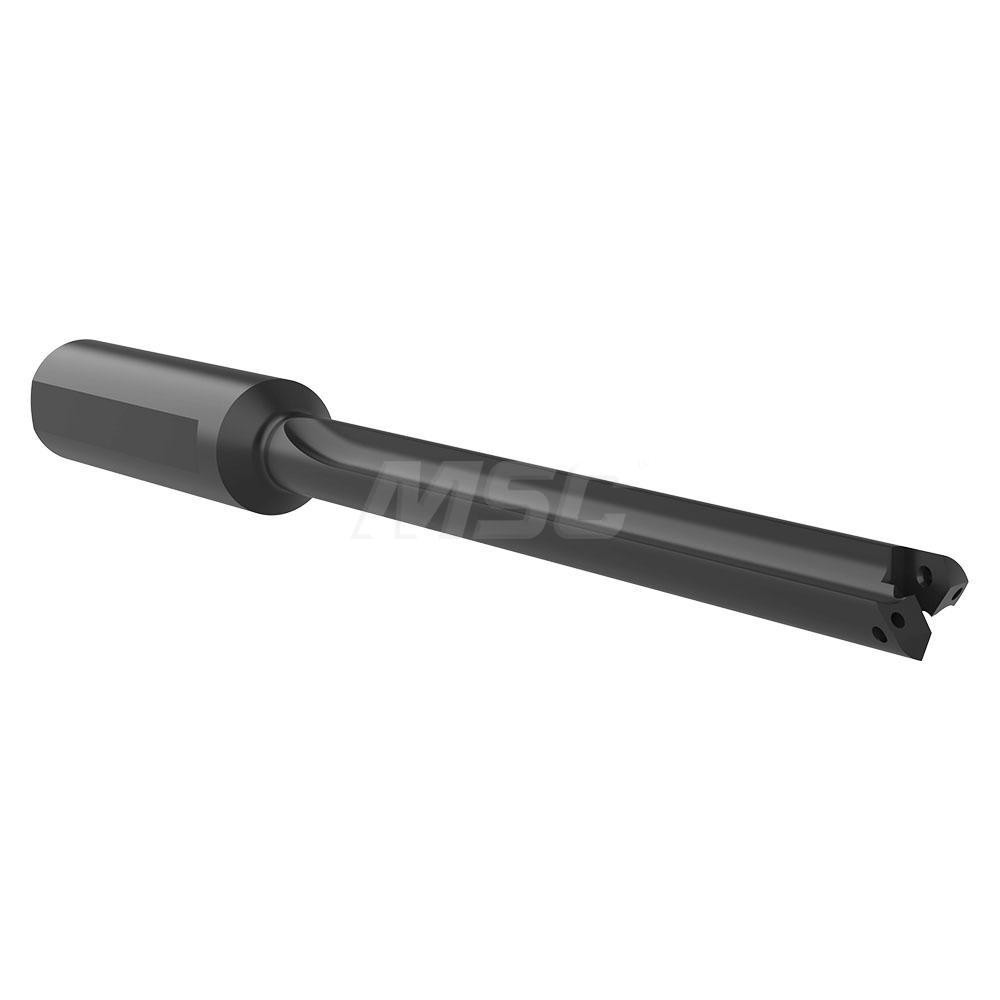 Allied Machine and Engineering Spade Drill: 7/16 to 1/2" Dia, 1-1/4" Max Depth, Straight Flute - 220Z0S-075F