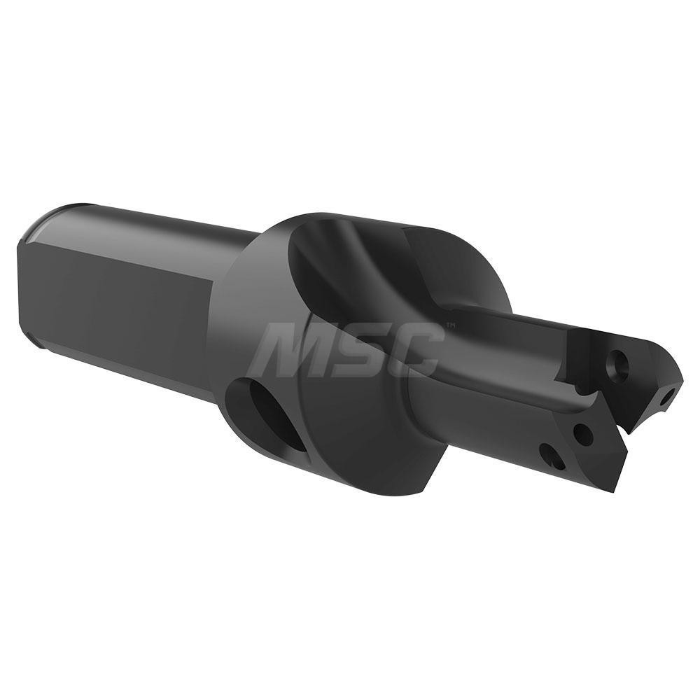 Allied Machine and Engineering Spade Drill: 33/64 to 11/16" Dia, 2-1/2" Max Depth, Helical Flute - 24000H-002I