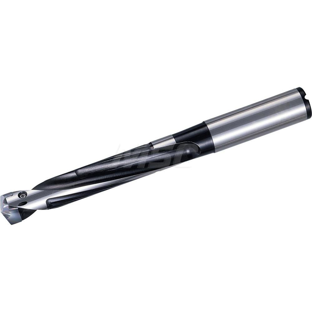 Kyocera Replaceable-Tip Drill: 24 to 24.99 mm Dia, 125 mm Max Depth, 25 mm Flange Shank - THD08741