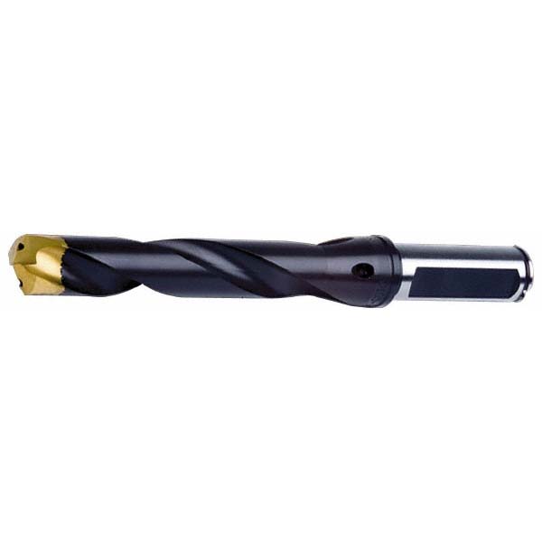 Kennametal Replaceable-Tip Drill: 10.5 to 12 mm Dia, 47.5 mm Max Depth, 12 mm Weldon Flat Shank - 6953898