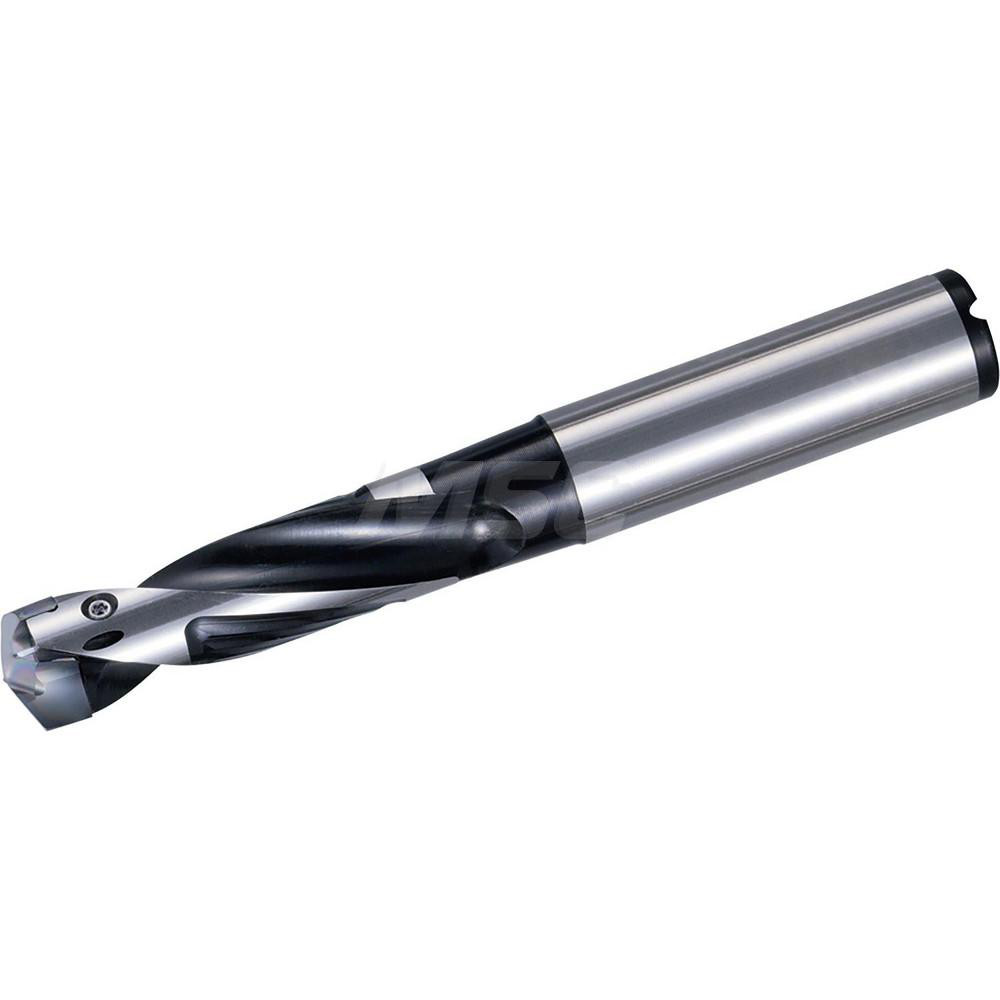 Kyocera Replaceable-Tip Drill: 20 to 20.99 mm Dia, 31.5 mm Max Depth, 25 mm Flange Shank - THD11534