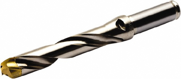 Kyocera Replaceable-Tip Drill: 20 to 20.99 mm Dia, 31.5 mm Max Depth, 25 mm Flange Shank - THD11534