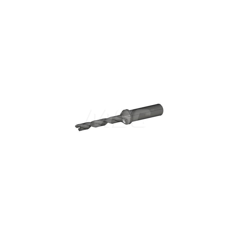 Ingersoll Cutting Tools Replaceable-Tip Drill: 0.2953 to 0.311" Dia, 1.46" Max Depth, 1/2" Cylindrical Shank - 3209668