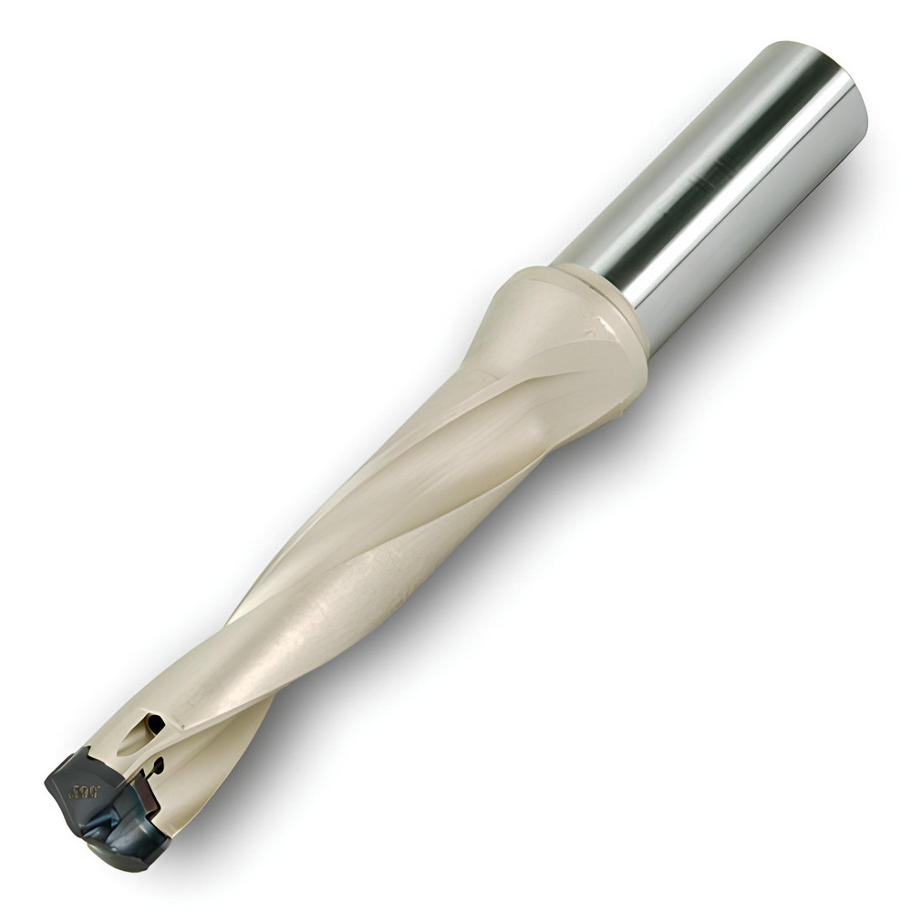 Ingersoll Cutting Tools Replaceable-Tip Drill: 0.2953 to 0.311" Dia, 1.46" Max Depth, 1/2" Cylindrical Shank - 3209668