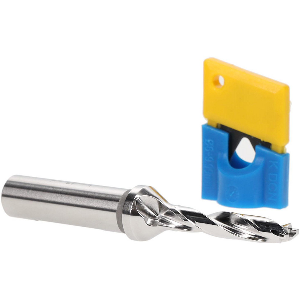 Ingersoll Cutting Tools Replaceable-Tip Drill: 0.3543 to 0.3898" Dia, 0.55" Max Depth, 1/2" Weldon Flat Shank - 3212758
