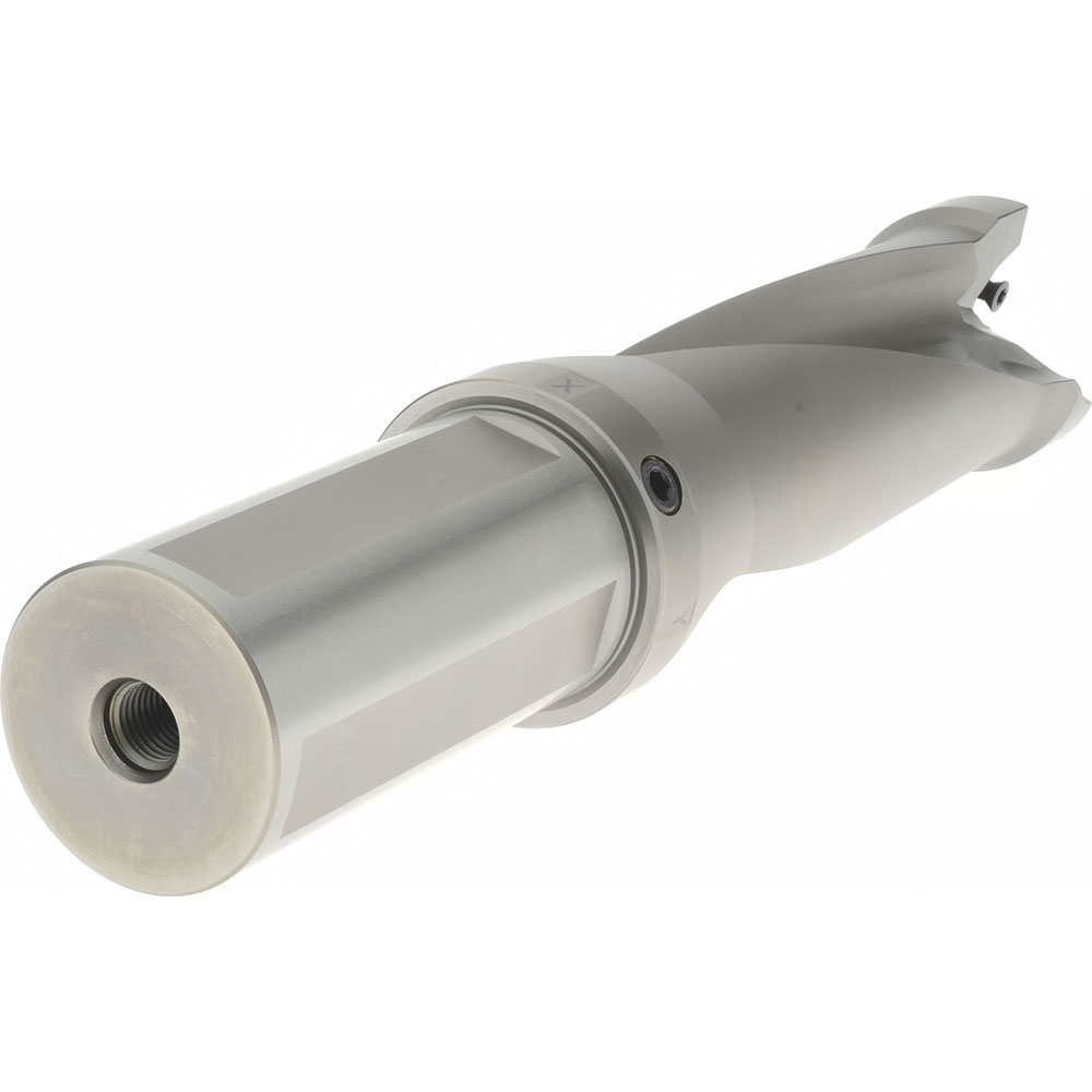 Kennametal Indexable Insert Drill: DFT2250R2SSF200, 2-1/2" Max Dia, 2.5xD, 2" Shank Dia - 1528421