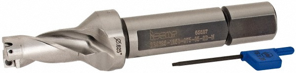 Allied Machine and Engineering Indexable Insert Drill: EC 16L-2.25D08-E, 16.00 mm Max Dia, 2.25xD - 11065230