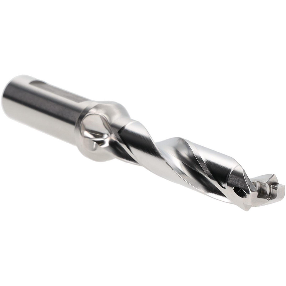 Ingersoll Cutting Tools Replaceable-Tip Drill: 0.8661 to 0.9016" Dia, 4.47" Max Depth, 1" Flatted Shank - 6318301