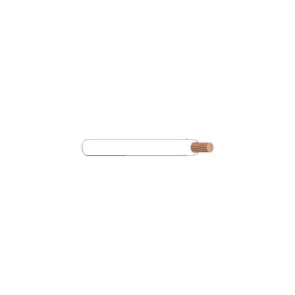 Unified Wire & Cable THHN, Building Wire, Copper, 12 AWG, 1C, White, Stranded - 1219BTHHN-9-2.5M