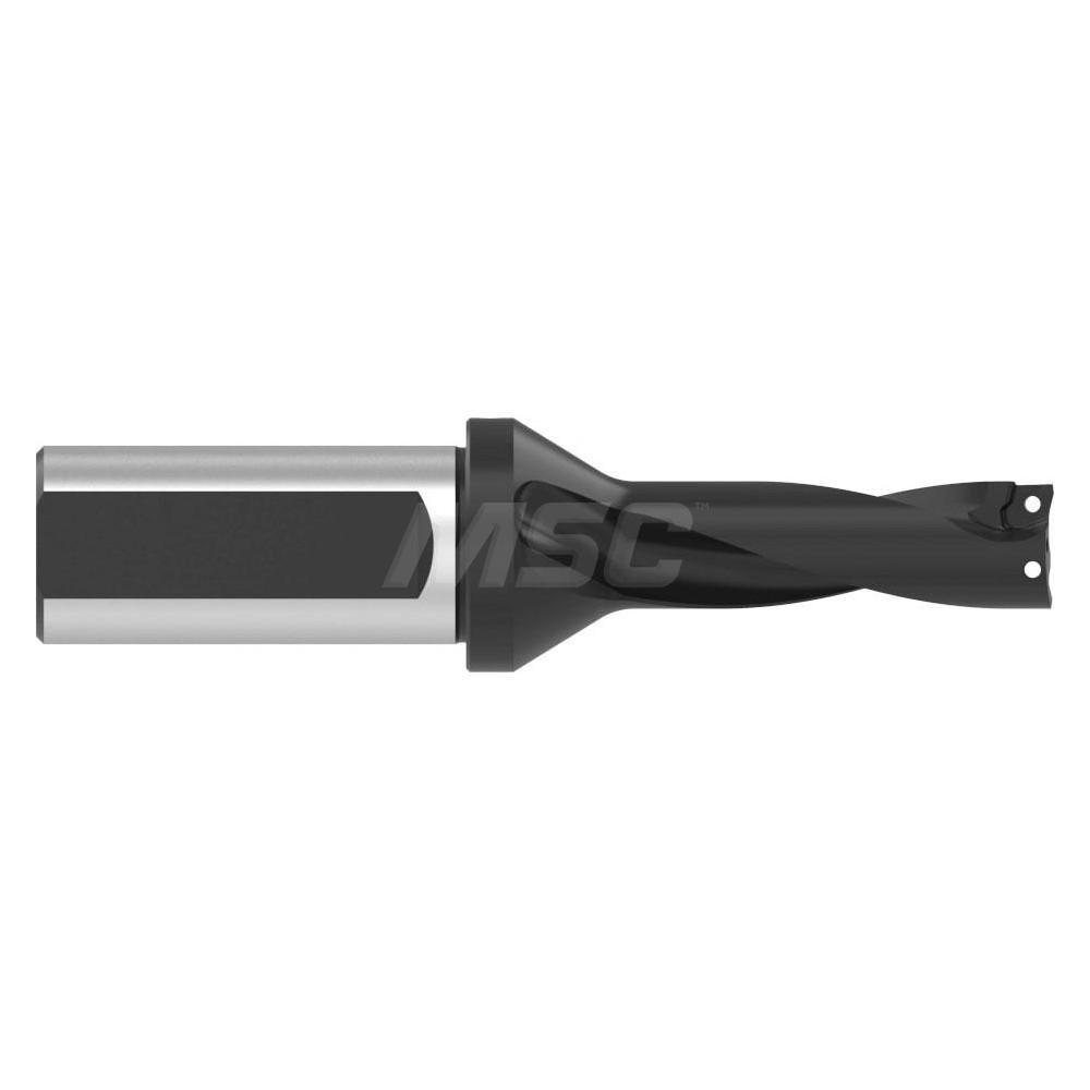 Allied Machine and Engineering Indexable Insert Drill: D3050656I-100F, 21/32" Max Dia, 3xD, 1" Shank Dia - D3050656I-100F