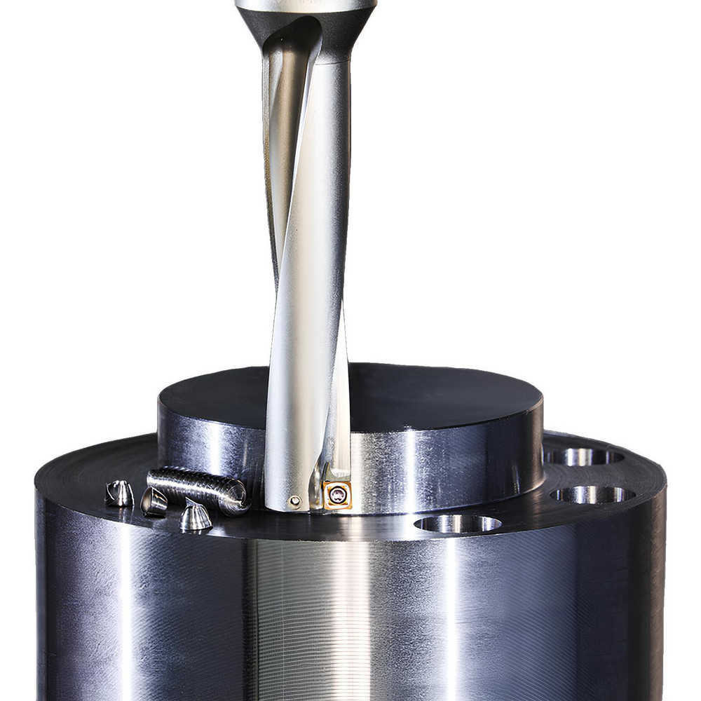 Kyocera Indexable Insert Drill: S150DRV1625614, 1-5/8" Max Dia, 9-3/4" Max Depth, 6xD, 1-1/2" Shank Dia - THD12018