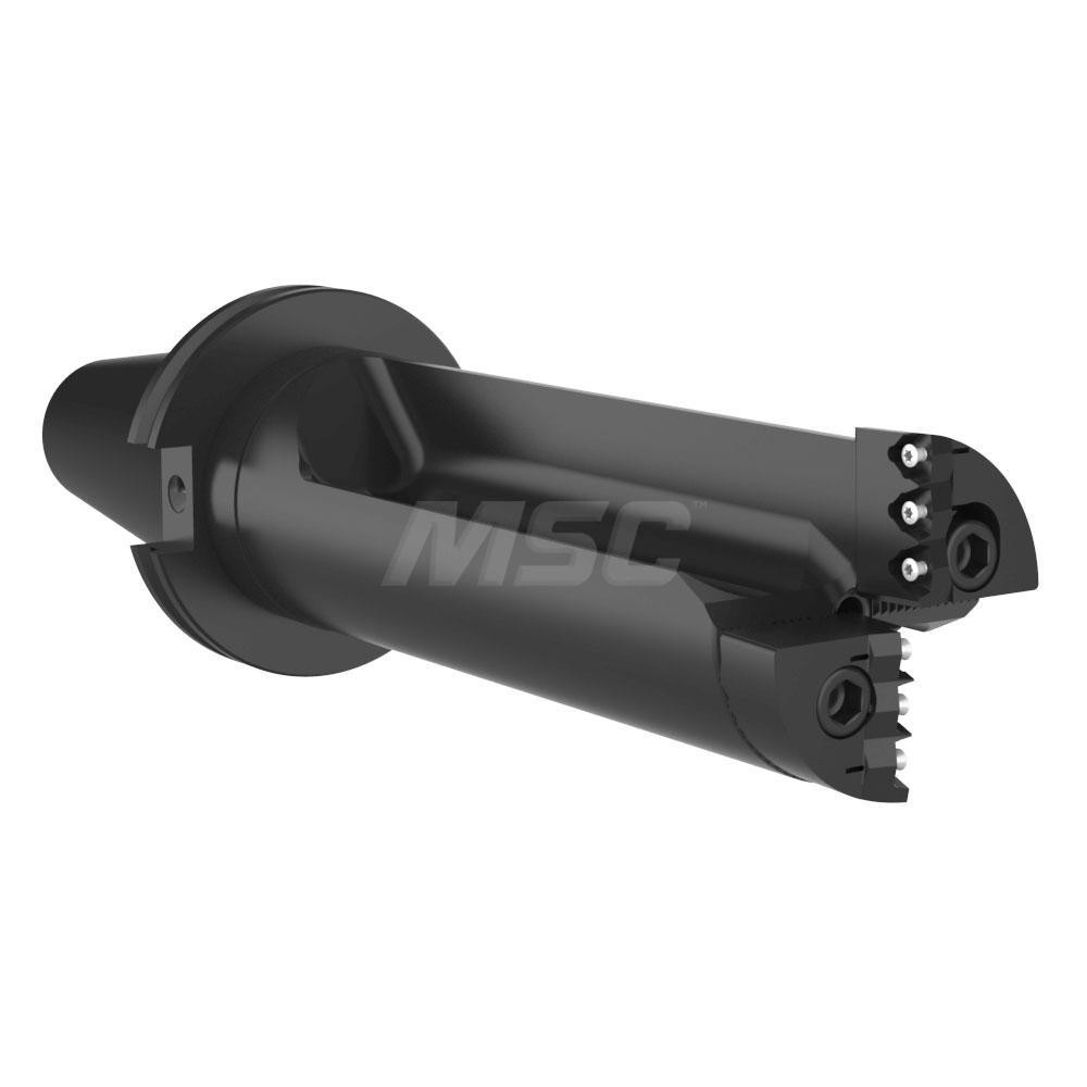Allied Machine and Engineering Indexable Insert Drill: 1.88-2.0 REV3.5DCV50, 2" Max Dia, 7-1/32" Max Depth, 3.5xD, 2-3/4" Shank Dia - R34X35-CV50