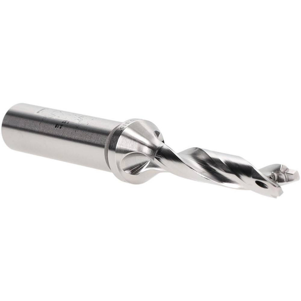 Ingersoll Cutting Tools Replaceable-Tip Drill: 0.315 to 0.3307" Dia, 3.63" Max Depth, 1/2" Cylindrical Shank - 6319424