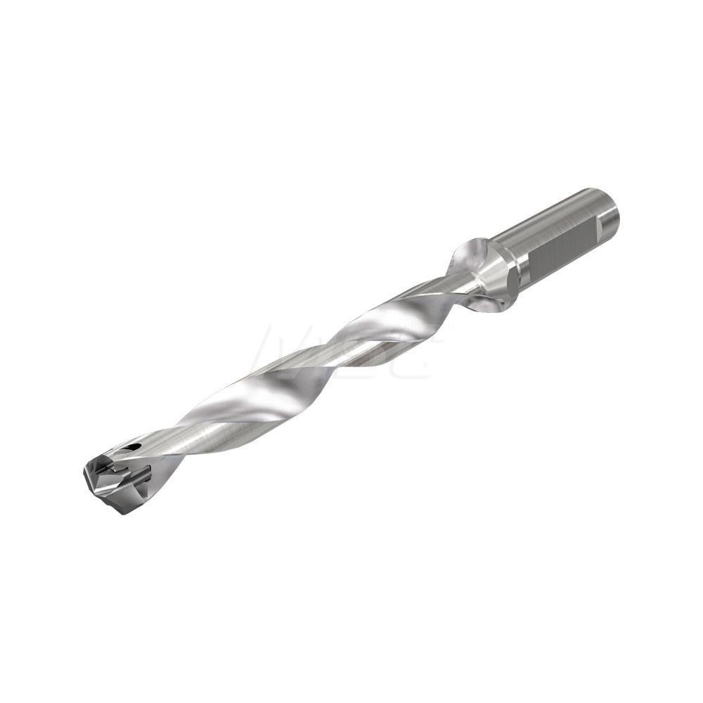 Ingersoll Cutting Tools Replaceable-Tip Drill: 12 to 12.4 mm Dia, 96 mm Max Depth, 16 mm Cylindrical Shank - 3204310