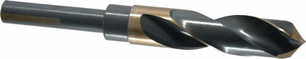 Allied Machine and Engineering Spade Drill: 3/8 to 27/64" Dia, 1-1/4" Max Depth, Straight Flute - 220Y0S-002I