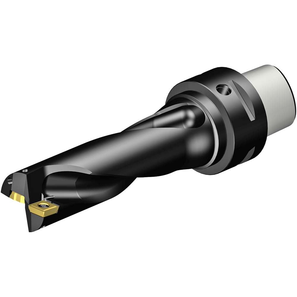 Sandvik Coromant Indexable Insert Drill: A880-D1000C4-03, 1.0748" Max Dia, 3.0204" Max Depth, 3xD, 1.5748" Shank Dia - 6327999