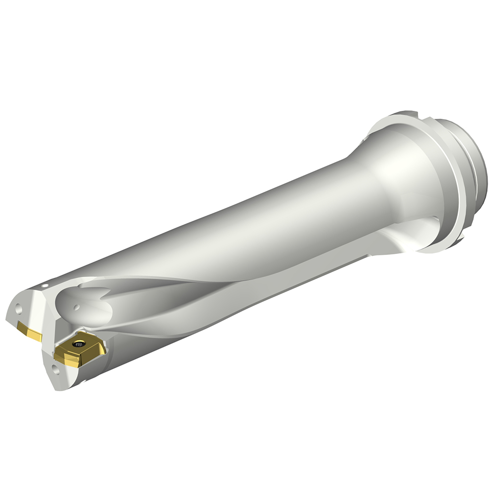 Sandvik Coromant Indexable Insert Drill: DS20-D4900DM50-04, 49.00 mm Max Dia, 197.28 mm Max Depth, 4xD, 50.00 mm Shank Dia - 7790734