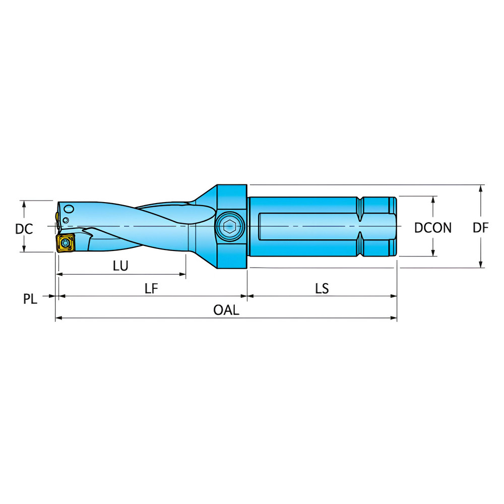Ingersoll Cutting Tools Indexable Insert Drill: QR0262052N6R02, 2xD - 6100295