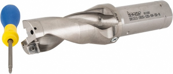 Iscar Indexable Insert Drill: DR13122625125092DN, 1-5/16" Max Dia, 2xD, 1-1/4" Shank Dia - 3201803