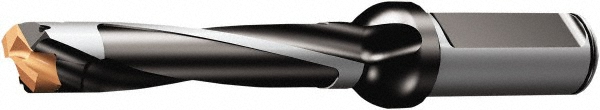 Kyocera Replaceable-Tip Drill: 19 to 19.99 mm Dia, 30 mm Max Depth, 25 mm Flange Shank - THD11533