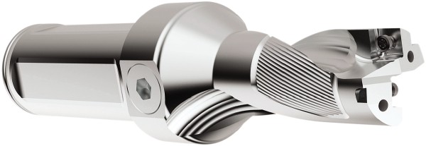 Iscar Indexable Insert Drill: DR1000-2000-125-09-2DN, 1" Max Dia, 2" Max Depth, 2xD, 1-1/4" Shank Dia - 3201795