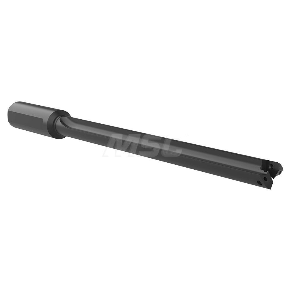 Allied Machine and Engineering Spade Drill: 0.6490 to 0.6950" Dia, 6.0300" Max Depth, Straight Flute - HTA0D10-075C