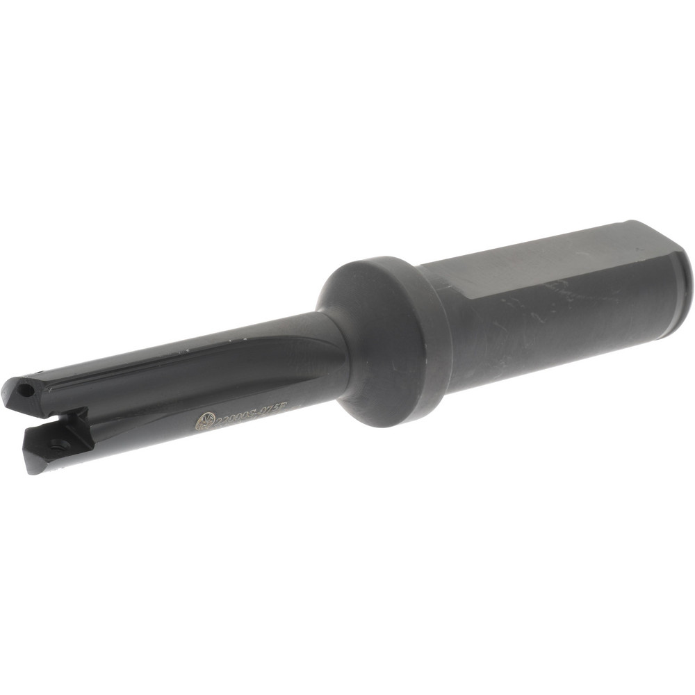 Allied Machine and Engineering Spade Drill: 33/64 to 11/16" Dia, 1-3/8" Max Depth, Straight Flute - 22000S-075F