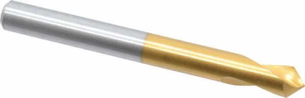 Kennametal Replaceable-Tip Drill: 20.5 to 21 mm Dia, 110 mm Max Depth, 25 mm Whistle Notch Shank - 1246021