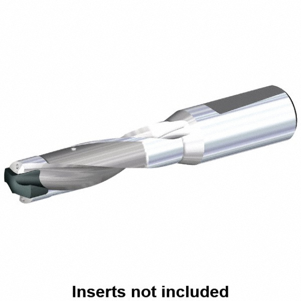 Ingersoll Cutting Tools Replaceable-Tip Drill: 14 to 14.9 mm Dia, 21 mm Max Depth, 16 mm Weldon Flat Shank - 6342380